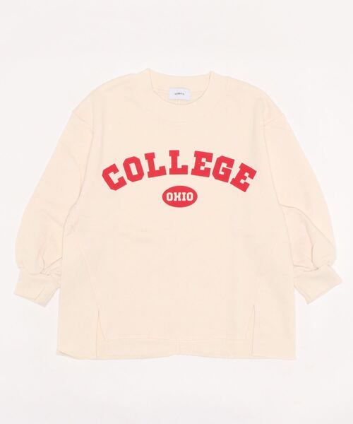 undeny.(アンディニ-)の「アンディニー COLLEGE 切り替え プルオーバー(その他トップス・キッズ・チャコールグレー/アイボリー/グレイッシュベージュ・M/L/XL)」の11枚目の写真