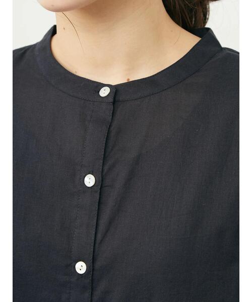 Green　Parks（グリーンパークス）の「ティアード7分袖チュニック（シャツ/ブラウス・レディース・ブラック/ライトグリーン/ピンク・FREE）」の12枚目の写真