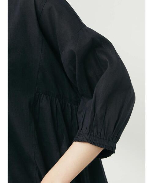 Green　Parks（グリーンパークス）の「ティアード7分袖チュニック（シャツ/ブラウス・レディース・ブラック/ライトグリーン/ピンク・FREE）」の13枚目の写真