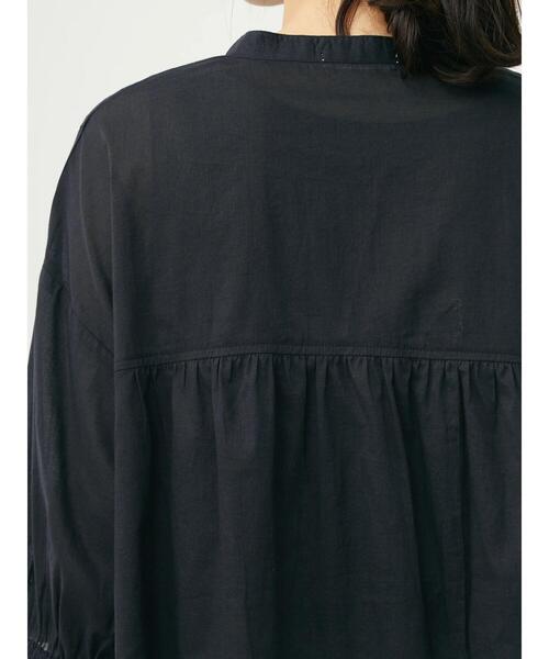 Green　Parks（グリーンパークス）の「ティアード7分袖チュニック（シャツ/ブラウス・レディース・ブラック/ライトグリーン/ピンク・FREE）」の14枚目の写真