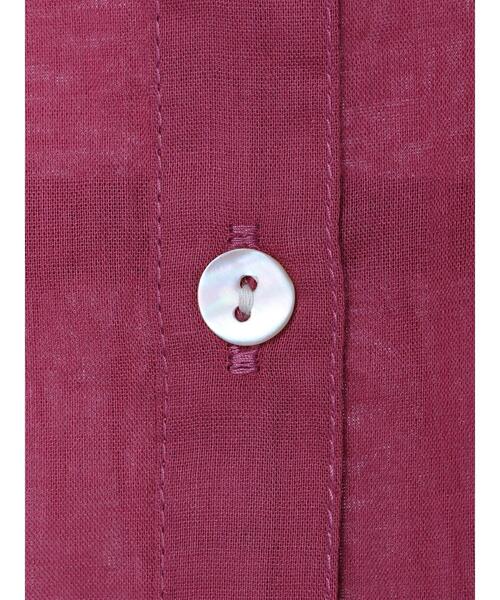 Green　Parks（グリーンパークス）の「ティアード7分袖チュニック（シャツ/ブラウス・レディース・ブラック/ライトグリーン/ピンク・FREE）」の22枚目の写真