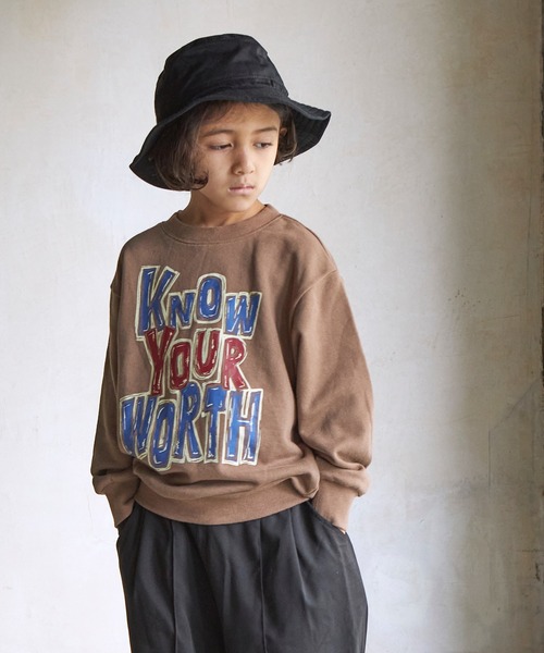 PAIRMANON STREET（ペアマノンストリート）の「【PAIRMANON STREET】【裏起毛じゃない毛玉知らずスウェット】ユニセックスグラフィックトレーナー（スウェット・キッズ・ブルー系その他/イエロー系その他3/ブルー系その他2/ブラウン系その他4/ブルー系その他7/ブルー系その他3/ブルー系その他6/ホワイト系その他4/ブラック系その他7/グリーン系その他6/グリーン系その他/グリーン系その他7/ブラック系その他2/ブラック系その他3/イエロー系その他4/ブラウン系その他3/ホワイト系その他3/グリーン系その他5/ブラック系その他6/ブラック系その他・150/120/90/100/110/140/130）」の10枚目の写真