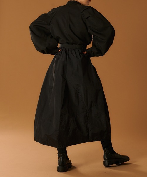 ear PAPILLONNER（イアパピヨネ）の「【SUM1 STYLE（スミスタイル）】バルーンスカート（スカート・レディース・ブラック/パープル/レモンイエロー/アイボリー・FREE）」の20枚目の写真