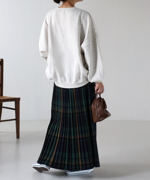EASEBLUE（イーズブルー）の「チェックプリーツスカート（スカート・レディース・グリーン/ネイビー/レッド/レッド系1/グリーン系1/ブルー/グリーン系2・FREE）」の14枚目の写真