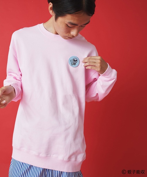 I am I in fact...（アイアムアイインファクト）の「IAMI×EBISU ワッペンスウェット（スウェット・レディース・ピンク/サックスブルー・FREE）」の11枚目の写真