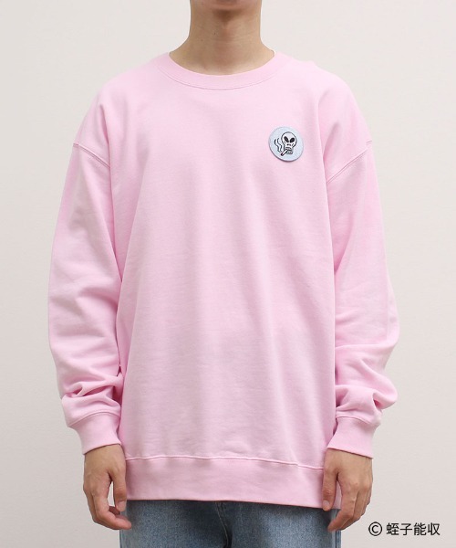 I am I in fact...（アイアムアイインファクト）の「IAMI×EBISU ワッペンスウェット（スウェット・レディース・ピンク/サックスブルー・FREE）」の22枚目の写真