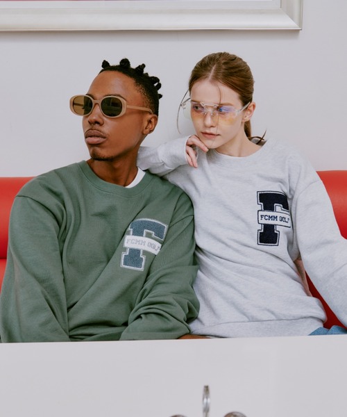 FCMM(エフシーエムエム)の「GREEN JACK LINE SWEATSHIRTS/グリーンジャックラインスウェットシャツ(スウェット・メンズ・オリーブ/ブラック/シルバーグレー・LARGE/MEDIUM)」の4枚目の写真