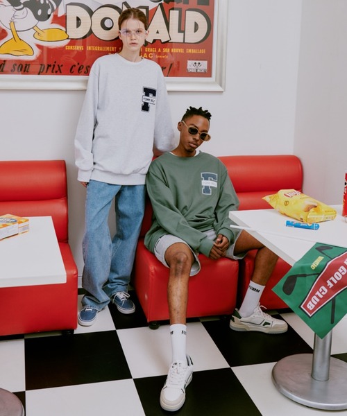 FCMM(エフシーエムエム)の「GREEN JACK LINE SWEATSHIRTS/グリーンジャックラインスウェットシャツ(スウェット・メンズ・オリーブ/ブラック/シルバーグレー・LARGE/MEDIUM)」の13枚目の写真