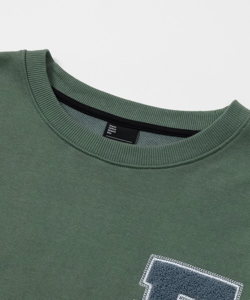FCMM(エフシーエムエム)の「GREEN JACK LINE SWEATSHIRTS/グリーンジャックラインスウェットシャツ(スウェット・メンズ・オリーブ/ブラック/シルバーグレー・LARGE/MEDIUM)」の18枚目の写真
