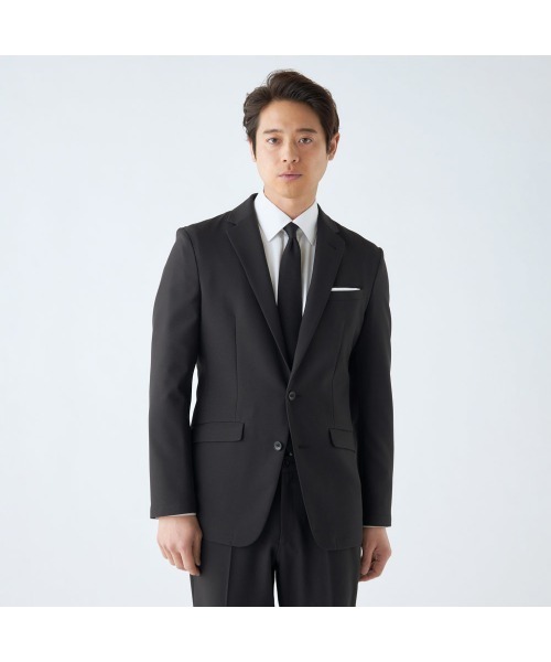 SUIT SELECT(スーツセレクト)の「4Sワーク・オールシーズン・ドローコード&ウエストシャーリング/※裾上げ済仕様(スーツセット・メンズ・ブラック/ネイビー/カーキ・S/L/M/LL)」の9枚目の写真