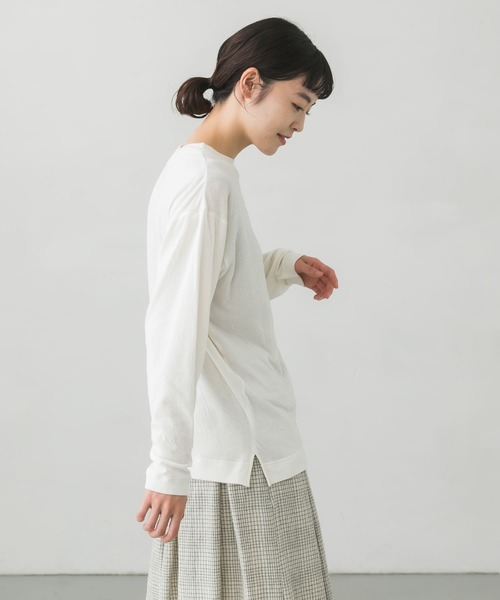 かぐれ（カグレ）の「マハバーラソフトプルオーバー（Tシャツ/カットソー・レディース・ブラウン系その他/オフホワイト・FREE）」の10枚目の写真