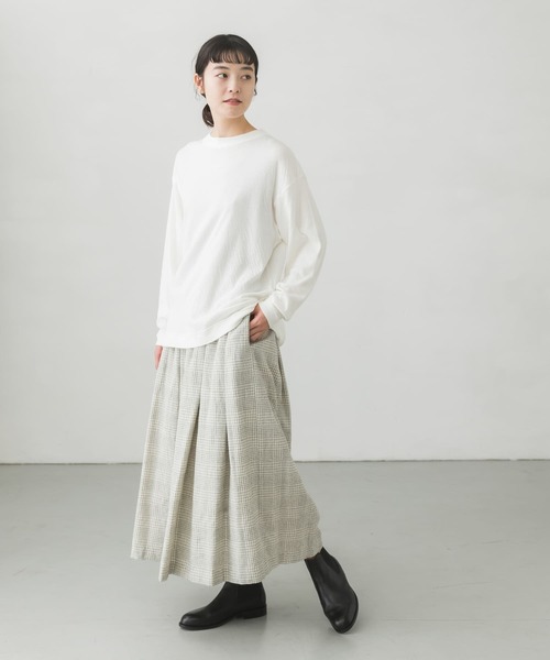 かぐれ（カグレ）の「マハバーラソフトプルオーバー（Tシャツ/カットソー・レディース・ブラウン系その他/オフホワイト・FREE）」の14枚目の写真