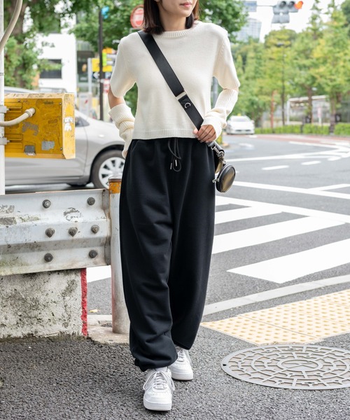 WEGO（ウィゴー）の「WEGO/【セットアップ対象商品】ヘビーウエイト スウェットパンツ（スウェットパンツ・メンズ・ブラック/ライトベージュ/グレー系その他/ホワイト・SMALL/MEDIUM/LARGE）」の12枚目の写真