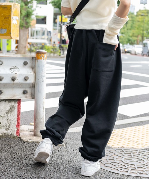 WEGO（ウィゴー）の「WEGO/【セットアップ対象商品】ヘビーウエイト スウェットパンツ（スウェットパンツ・メンズ・ブラック/ライトベージュ/グレー系その他/ホワイト・SMALL/MEDIUM/LARGE）」の6枚目の写真