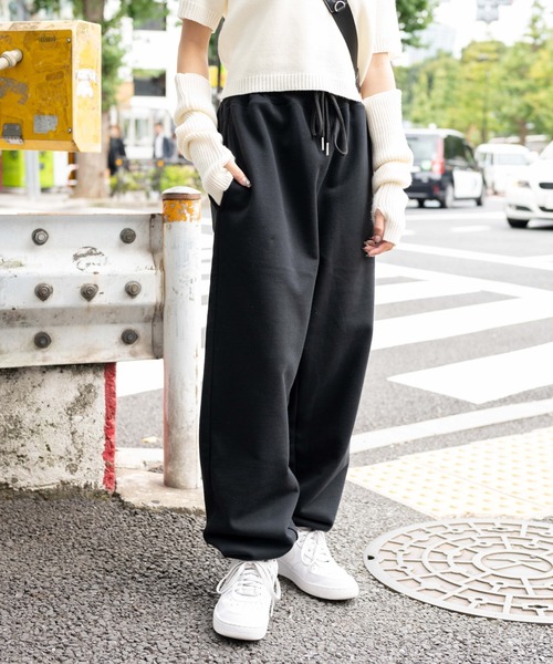 WEGO（ウィゴー）の「WEGO/【セットアップ対象商品】ヘビーウエイト スウェットパンツ（スウェットパンツ・メンズ・ブラック/ライトベージュ/グレー系その他/ホワイト・SMALL/MEDIUM/LARGE）」の9枚目の写真