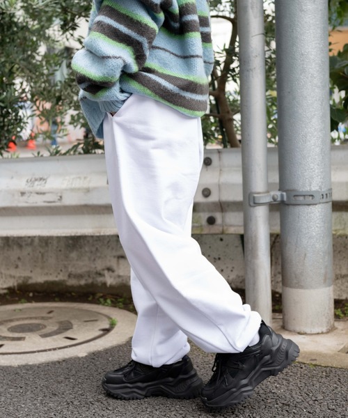 WEGO（ウィゴー）の「WEGO/【セットアップ対象商品】ヘビーウエイト スウェットパンツ（スウェットパンツ・メンズ・ブラック/ライトベージュ/グレー系その他/ホワイト・SMALL/MEDIUM/LARGE）」の11枚目の写真