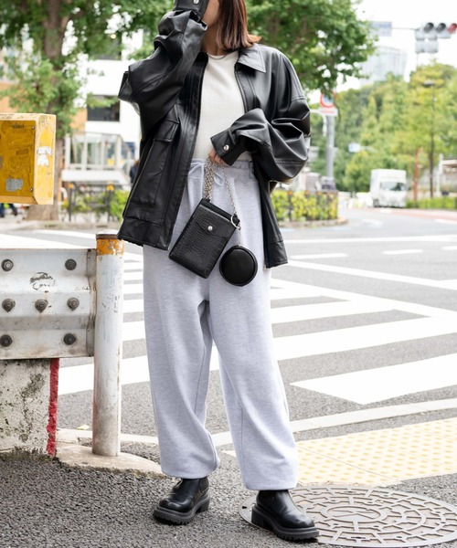 WEGO（ウィゴー）の「WEGO/【セットアップ対象商品】ヘビーウエイト スウェットパンツ（スウェットパンツ・メンズ・ブラック/ライトベージュ/グレー系その他/ホワイト・SMALL/MEDIUM/LARGE）」の10枚目の写真