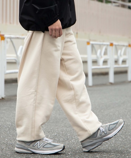 WEGO（ウィゴー）の「WEGO/【セットアップ対象商品】ヘビーウエイト スウェットパンツ（スウェットパンツ・メンズ・ブラック/ライトベージュ/グレー系その他/ホワイト・SMALL/MEDIUM/LARGE）」の7枚目の写真