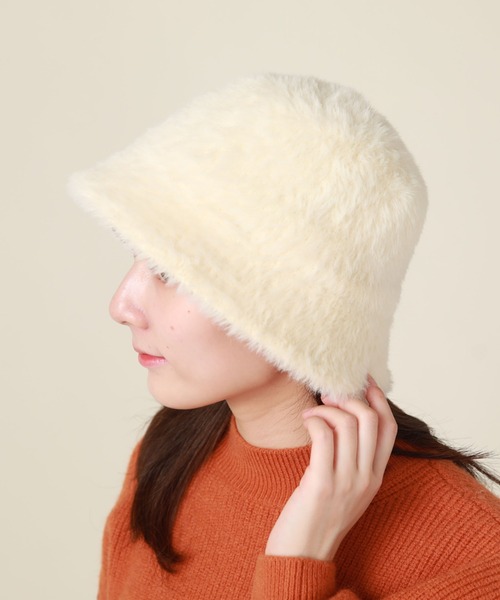 archives(アルシーヴ)の「バケットハット(ハット・レディース・オフホワイト/ブラック/グレイッシュベージュ・FREE)」の2枚目の写真