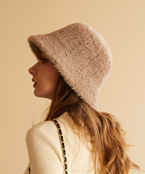 archives(アルシーヴ)の「バケットハット(ハット・レディース・オフホワイト/ブラック/グレイッシュベージュ・FREE)」の3枚目の写真