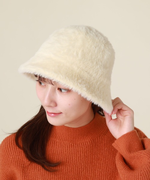 archives(アルシーヴ)の「バケットハット(ハット・レディース・オフホワイト/ブラック/グレイッシュベージュ・FREE)」の6枚目の写真