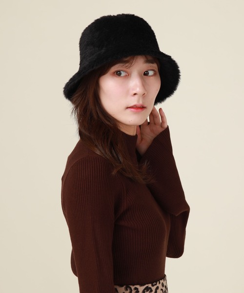 archives(アルシーヴ)の「バケットハット(ハット・レディース・オフホワイト/ブラック/グレイッシュベージュ・FREE)」の10枚目の写真