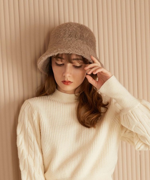 archives(アルシーヴ)の「バケットハット(ハット・レディース・オフホワイト/ブラック/グレイッシュベージュ・FREE)」の20枚目の写真