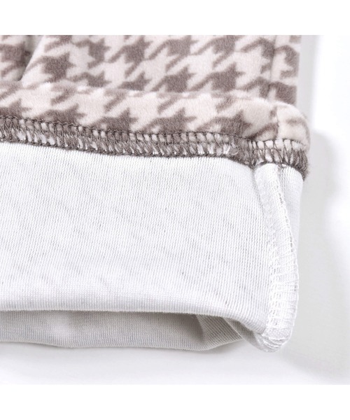 BeBe（ベベ）の「BeBe/【お揃い】ベロア千鳥パンツベビー(80~90cm)（その他パンツ・キッズ・ベージュ系その他・80/90）」の3枚目の写真