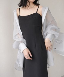 IAMUSE | ビスチェ風Iラインキャミソールワンピース S0801【IAMUSE】(ワンピース)