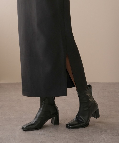 IAMUSE(アイアミューズ)の「ビスチェ風Iラインキャミソールワンピース S0801【IAMUSE】(ワンピース・レディース・ブラック・FREE/M/S)」の12枚目の写真