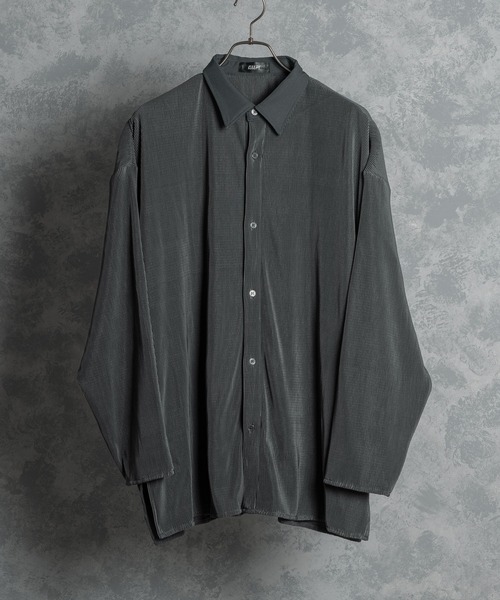 PLATS PLAISIR プリーツ長袖シャツ KUUUPY（クーピー）の「Relax Pleats Shirts - リラックス