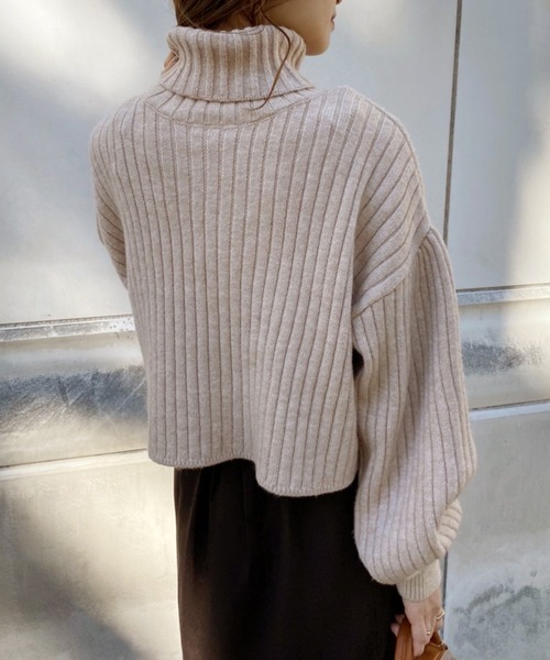 one after another NICE CLAUP（ワンアフターアナザーナイスクラップ）の「【ZOZO限定リバイバル】マルチWAYハイネックニット＋マーメイドキャミワンピースセット（ワンピース・レディース・ブラック/モカ/ブラック系その他・FREE）」の13枚目の写真