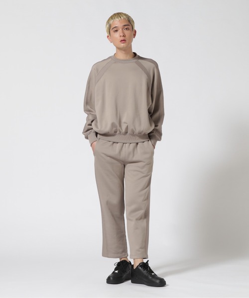 REMI RELIEF（レミレリーフ）の「REMI RELIEF(レミレリーフ)　別注Ny/Cジャージパンツ（その他パンツ・メンズ・ブラック/ベージュ・L/M）」の4枚目の写真