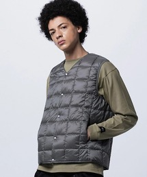 TAION/タイオン V NECK BUTTON DOWN VESTインナーダウンベスト