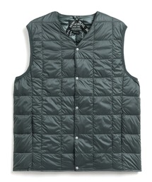 TAION(タイオン)のTAION/タイオン V NECK BUTTON DOWN VESTインナーダウンベスト(ダウンベスト)