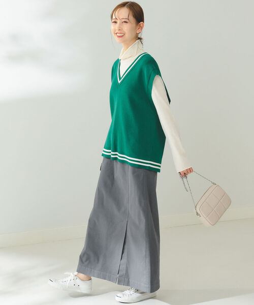 Gramicci（グラミチ）の「GRAMICCI × B:MING by BEAMS / 別注 ポケット スカート（スカート・レディース・スミクロ/ピンク/アイボリー・MEDIUM/SMALL）」の9枚目の写真