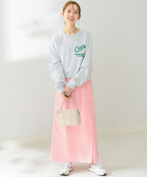 Gramicci（グラミチ）の「GRAMICCI × B:MING by BEAMS / 別注 ポケット スカート（スカート・レディース・スミクロ/ピンク/アイボリー・MEDIUM/SMALL）」の13枚目の写真