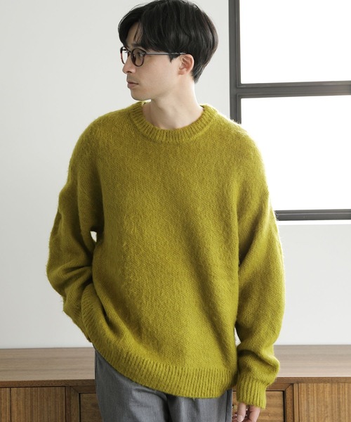 LAKOLE（ラコレ）の「モヘアタッチシャギープルオーバー / 181023