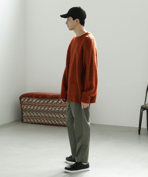 LAKOLE（ラコレ）の「モヘアタッチシャギープルオーバー / 181023（ニット/セーター・メンズ・オレンジ/マスタード/ダークブルー/ブルー/ライトブルー・LARGE/MEDIUM）」の14枚目の写真