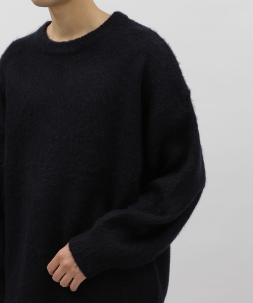 LAKOLE（ラコレ）の「モヘアタッチシャギープルオーバー / 181023（ニット/セーター・メンズ・オレンジ/マスタード/ダークブルー/ブルー/ライトブルー・LARGE/MEDIUM）」の17枚目の写真