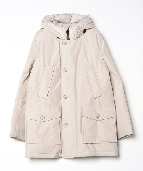 WOOLRICH（ウールリッチ）の「WOOLRICH ARCTIC PARKA NO FUR ウールリッチ アークティック ダウン パーカ ノーファー（ダウンジャケット/コート・メンズ・ブラック/ネイビー/ベージュ/グレー/グリーン/ダークグリーン/グレー系1・X-SMALL/SMALL/MEDIUM/LARGE）」の4枚目の写真