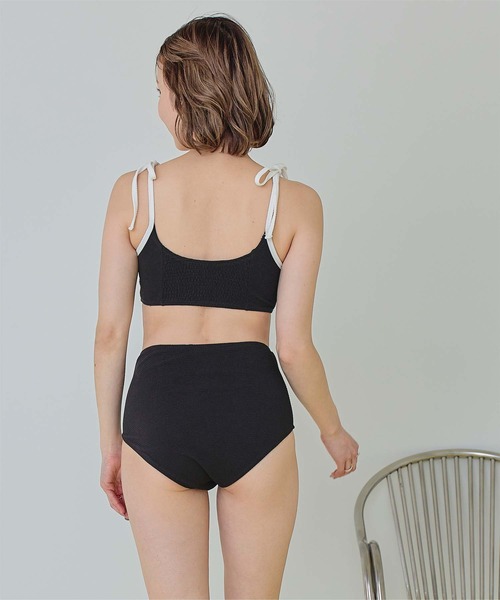 【Vikini Vender】パイピングハイウエストビキニ Blue org.jpg