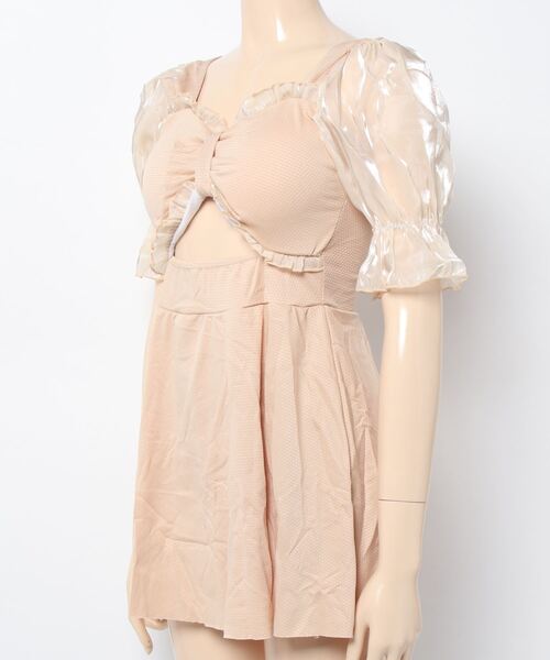 ビッグリボンナチュラルワンピ 水着（水着）｜Dita Muaj.（ディータムアージュ）