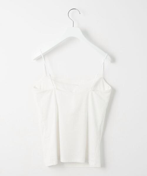 EMMEL REFINES（エメルリファインズ）の「＜EMMEL REFINES＞EM カップ付き キャミソール（キャミソール・レディース・ホワイト/ブラック・FREE）」の3枚目の写真