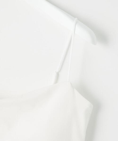 EMMEL REFINES（エメルリファインズ）の「＜EMMEL REFINES＞EM カップ付き キャミソール（キャミソール・レディース・ホワイト/ブラック・FREE）」の5枚目の写真