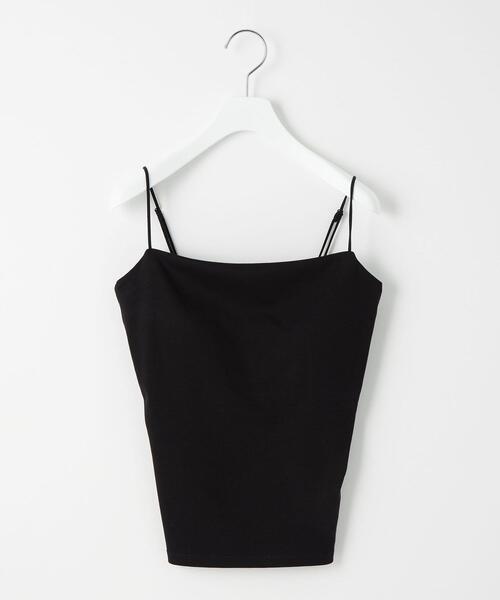 EMMEL REFINES（エメルリファインズ）の「＜EMMEL REFINES＞EM カップ付き キャミソール（キャミソール・レディース・ホワイト/ブラック・FREE）」の9枚目の写真