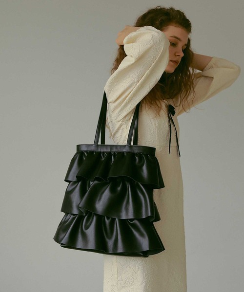 EFOLE（エフォル）の「Frill tote bag / フリル トート バッグ（トート