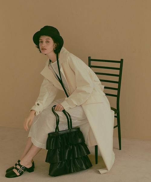 EFOLE（エフォル）の「Frill tote bag / フリル トート バッグ（トートバッグ・レディース・ブラック・FREE）」の21枚目の写真