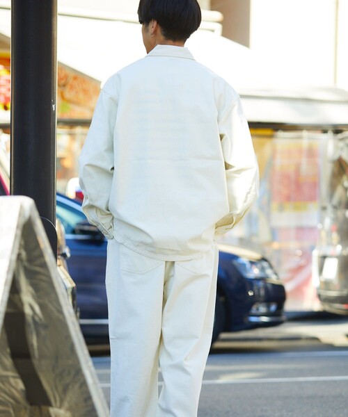 GUNG HO（ガンホー）の「GUNG HO/ガンホー 別注ファティーグシャツ/シャツジャケット（シャツ/ブラウス・メンズ・オリーブ/ベージュ/オフホワイト/ネイビー/ブラック/ブルー・MEDIUM/SMALL/LARGE）」の8枚目の写真