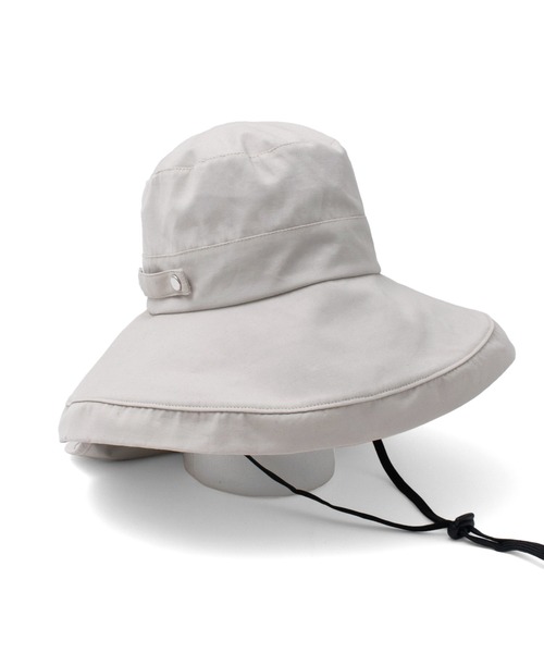 VitaFelice(ヴィータフェリーチェ)の「接触冷感サンシェード付きハット(ハット・レディース・グレー/ベージュ系その他/アイボリー/ブラック/ライトベージュ・FREE)」の20枚目の写真